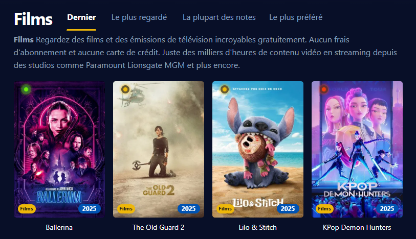 Image De L'interface Utilisateur De Juststream